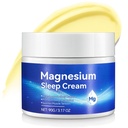 Generisk Premium Magnesium Cream til søvn 3.17 Oz, topisk Magnesium Cream - Sikker og nem at Absorb, Hurtig tørring uden rest, blid til huden, blå