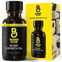 Beard Club - Beard Growth Serum med Natural Castor, Coconut og Avocado til at vokse en Thicker, Fuller Beard, Udfyld plastre og stimulere sundere facial hårvækst