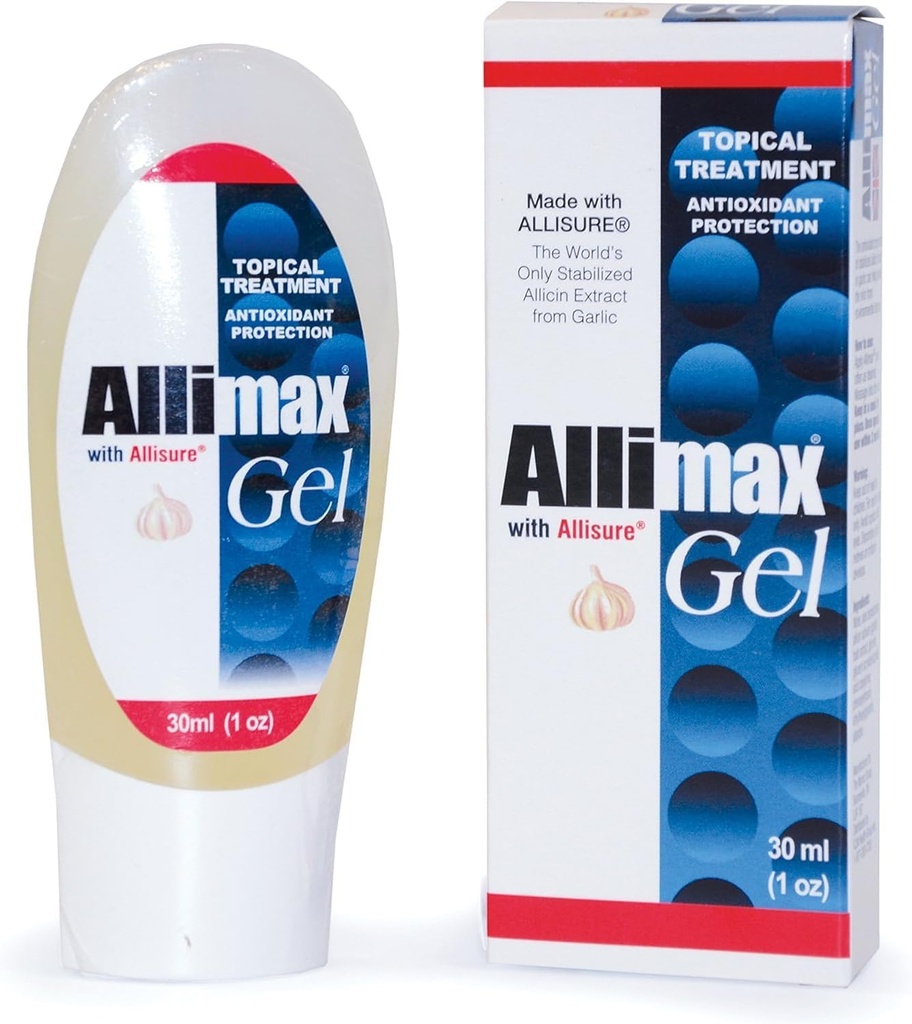 ALLIMAX flydende tematisk gel (30mL = 1fl.oz) - hvidløg ekstrakt Natural Skincare Gel - Unisex - voksne interesseret i Natural Skincare