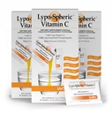 LivOn Laboratories Lypo- Spheric Vitamin C - 3 kartoner (90 Pakninger) - 1. 000 mg C - 1. 000 mg Essential Phospholipids Per Packet - Liposome indkapslet for forbedret absorption - 100% Non- GMO
