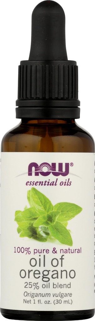 Now Foods Oil Of Oregano 25%, 1 FZ