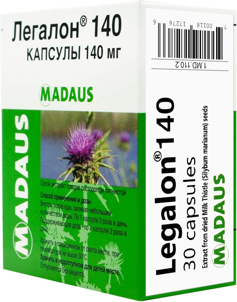 30 kapsler 140mg (Milk Thistle Extract)