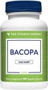 Den Vitamin Shoppe Bacopa 500MG (Bacopa Monnieri), Klinisk Studerede Ingrediens, Herbal Brain Support Supplement, En gang daglig (100 kapsler)