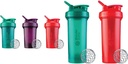 BlenderBottle Classic V2 20- Ounce Shaker Flaske, 3- Pack: Rød, Grøn, og Plum & Classic V2 Shaker Flaske Perfekt til Protein Shakes og Pre Workout, 28-Ounce (2 Pack), Rød, Grøn