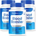 (3 Pack) Microbio Blood Booster, Microbio Blood Booster piller, Micro Bio Brand Blood Booster, Micro Bio Blood Booster Advanced Formel, Microbio Brands Blood Booster, 90 kapsler til 3 måneder