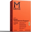 Mdrive Prime - Mænds T- Support, Max Energy, Focus & Lean Muscle, KSM- 66 Ashwagandha, S7 Nitric Oxide Booster, Bioperine og DHEA, 30 Serveringer, 60 Greve