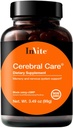 Inviter sundhed Cerebral Care ™ - understøtter hjerne sundhed herunder hukommelse, fokus, opmærksomhed og mad - Indeholder Inositol, Acetyl-L-Carnitin, Cholin, Phosphatidylserin, Astaxanthin - 30 Serveringer