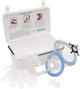 Primacare KC- 1010 CPR Rescue Mask genoplivning Kit til voksen & barn med en One- Way Valve mund til mund for supplerende ilt] Wall Mount / Carry sag inkluderet