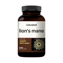 NatureBell Lions Mane Mushroom supplement kapsler, 240 Kapsler 124; 120 dages forsyning - Lavet med Organic Lions Mane Powder Extract - Kognitiv hjerne Nootrop & immunforsvar support - Non- GMO