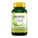 MigreLief Original Triple Terapi med Puracol - Nutritional Support til Migræne Lidere - 60 Caplets / 1 Måned Supply