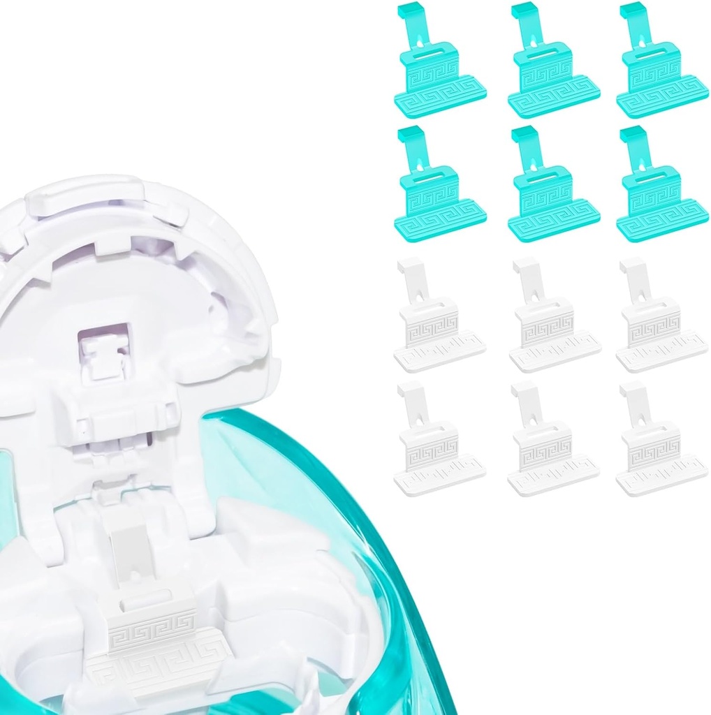 FireAnt Silicone Salt Pads Repills Kompatibel med Nasal Care, Genanvendelige Saline Pods Erstatningstilbehør, Easy Operation (12 Pack - Hvid 6 + Blå 6)