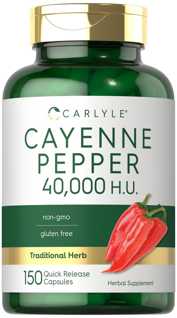 Carlyle Cayenne Pepper Kapsler Depotkapsler 124; 40.000 HU