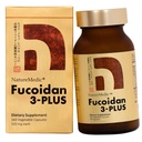 NatureMedic Fucoidan 3-Plus Brown Seaweed Immunity Supplement med tre typer af høj renhed Fucoidan Organic Mekabu Fucus Mozuku Agaricus 160 Vegetabilske kapsler Lavet i Japan (1 flaske)