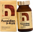 NatureMedic Fucoidan 3-Plus Brown Seaweed Immunity Supplement with Three Types of High Purity Fucoidan Organic Mekabu Fucus Mozuku Agaricus 160 Vegetable Capsules Made in Japan (1 Bottle)