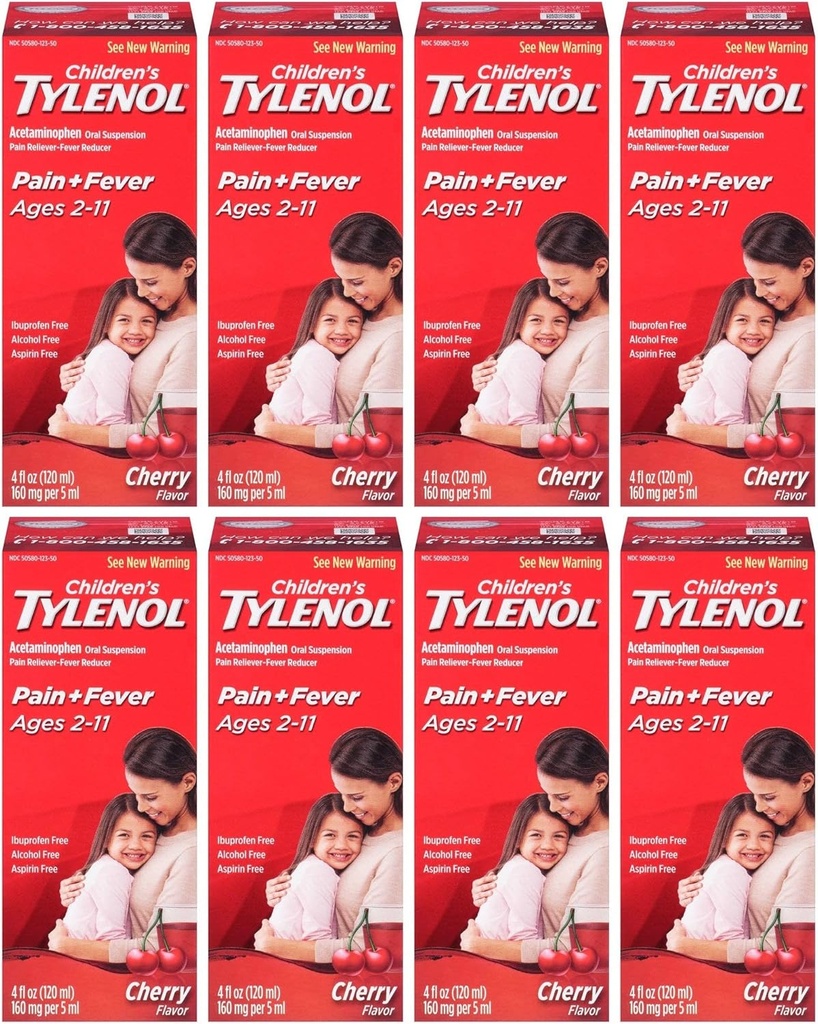 Tylenol Chld Cherry Liq størrelse 4z Tylenol Children Cherry Blast Oral suspension