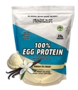 Sund 'N Fit 100% Egg Protein- Vanilla (4lb): 100% Egg White Protein Plus Natural Peptides.-naturligt sødet, Pure, Keto, Paleo Friendly
