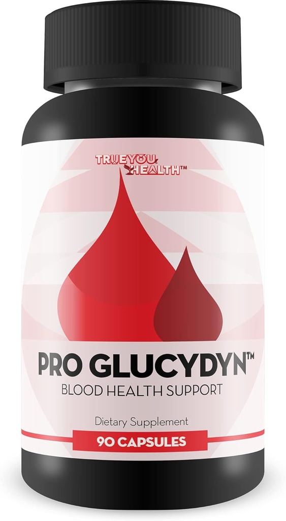 Pro Glucydyn - Blood S Health Support - Hvidløg, gurkemeje, berberine, grøn te + vitaminer, mineraler & urter - Fremme Balanceret blodsundhed & cirkulering - Hjælp med at forbedre blodgennemstrømningen naturligt