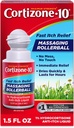 Cortison-10 Maksimal styrke Itch Relief Massage Rollerball, 1% Hydrocortison, Fast- Action- Action-, Anti- Itch Væske til Bug Bites, Udslæt, Eksem, Psoriasis, Poison Ivy, Oak, Sumac, 1,5 fl. oz