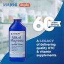 STOR Mælk af Magnesia Saline Laxative - Original Flavor - Effektiv Overnatning Relief - Stimulant- Free, Sugar- Free - 16 Fl Oz