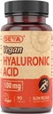 DEVA Nutrition Vegan Hyaluronic Acid 100 mg - Non-GMO & Non-Hemolytic - 90 Tablets, 1-Pack