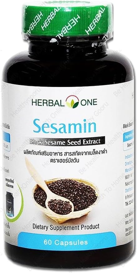 Herbal One Sesamin fra Poppy 60capsules