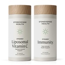 Stonehenge Health Dynamic Liposomal Vitamin C + Dynamic Immunity Bundle Supplements to Support Immune System, Collagen Synthesis, and Brain Health