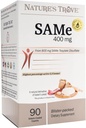 Nature 's Trove SAM- e 400mg 90 Enteric Coated Caplets. Vegan, Kosher, Non- GMO Project Verified, Soy Free, Gluten Free - Cold Form Blister pakket.