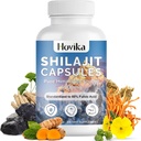 Shilajit Pure Himalayan 6000MG, Shilajit Resin Supplement for mænd og kvinder 60% Fulvic Acid Shilajit Kapsler med Ashwaganhda, Maca, Rhodiola Rosea for Energy, Styrke, Immunitet, 120 Kapsler