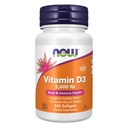 Now Foods Supplements, D3- vitamin 2.000 IE, High Potency, Structural Support *, 240 Softgels