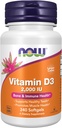 Now Foods Supplements, D3- vitamin 2.000 IE, High Potency, Structural Support *, 240 Softgels
