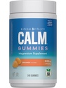 Naturlig Vitality rolig, Magnesium Citrate supplement, Stress Relief Gummies, Understøtter en sund reaktion på stress, Gluten Free, Vegan, Orange, 240 Gummies
