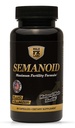 SEMANOID (60 Caps) Maksimal Fertilitet Formel og Semen Volumizer - Avancerede Fertilitet Ingredienser og Mand Prenatal Vitamin Blend, 1 Måned Supply