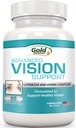 Advanced Vision Support - Lutein Eye & Vision Complex med Lutein, Bilberry, Zink, Grapeed & Essential Vitamin - Alle naturlige Retina kapsler til øje sundhed - Made in USA