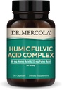 Dr. Mercola Humic Fulvic Acid Complex - Gut Health Support - Aids Occasional Bloating & Forstoppelse - Også understøtter immunforsvar, hjerne & cellulær sundhed - non-GMO & gluten- Free - 30 kapsler (30 Servere)