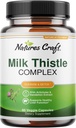 Lever Support Milk Thistle Supplement til Lever Rengøring Detox & Reparation - Avanceret mælk Thistle og Mælkebøtte Root tillæg med Artiskoke ekstrakt - Mælkebøtte kapsler til Detox - 60 Ct