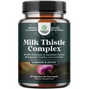 Lever Support Milk Thistle Supplement til Lever Rengøring Detox & Reparation - Avanceret mælk Thistle og Mælkebøtte Root tillæg med Artiskoke ekstrakt - Mælkebøtte kapsler til Detox - 60 Ct