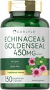 Carlyle Echinacea Goldenseal Kapsler 124; 150 Grev 124; Vegetar, Non- GMO, Gluten Free
