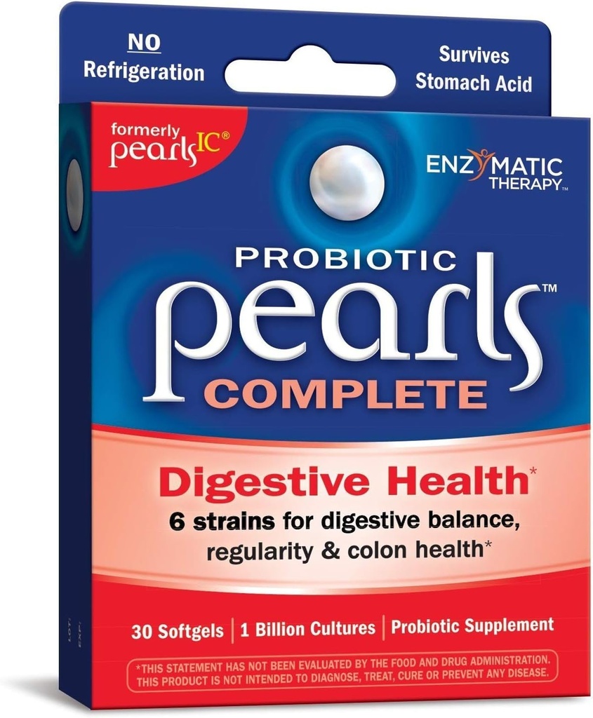 Enzymatisk terapi Pearls IC Intensive Care Probiotika, kapsler 30 ea (pakning med 2)