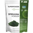 MRM Nutrition Spirulina pulver • 124; superfood • 124; Komplet plante Protein • 124; Gluten- Free + Vegan • 124; 40 Servere • 124; 8,5 Ounce
