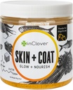 I Clover Hund Skin og Coat Supplement, BioRadiant naturlige supplement til hunde, sund hud og Coat, Fish Oil Alternative bruger gulerødder, kokos, Omega 3 's, Biotin og Zink Soothe Skin