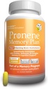 PRONENE Hukommelsesplan (60 ct) Morning Brain Multivitamin- nummer 124; Nootrop Supplement w / Cholin, Selenium, Resveratrol, D, & B Vitumamin- nummer 124; Avancerede næringsstoffer Support Brain, Immunitet & Memory.