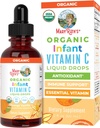 MaryRuth Organics Infant & Baby Vitamin C Supplementary 124; USDA Organical Vitamin C Liquid Drops for Spædbørn 124; Age 6- 12 Måneder Beeg 124; Immunsupport 124; Samlet sundheds-værdi 124; Veganer124; Non- GRO- Gluten Free