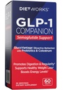 DietWorks GLP-1 Companion, Semaglutid support, fremmer fordøjelse og regelmæssighed, øger energiniveauer, 60 tabletter
