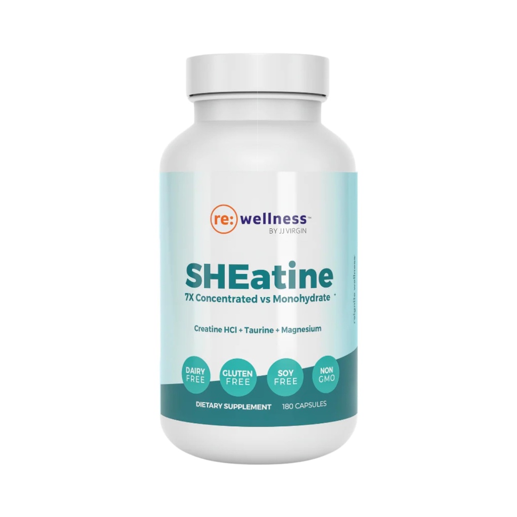 Reignite Wellness by JJ Virgin against 124; SHEatine against 124; Creatin HCL, Taurine & Magnesium Glycinate Shape 124; 180 Kapsler