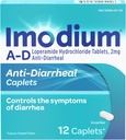 Imodium AD Diarré Relief Caplets med Loperamid Hydrochlorid, 12 Tæl