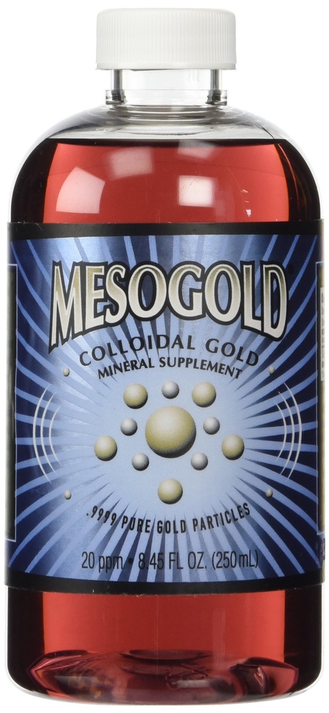 MesoGold ® 20 ppm kolloid guld 250 ml / 8, 45 Oz