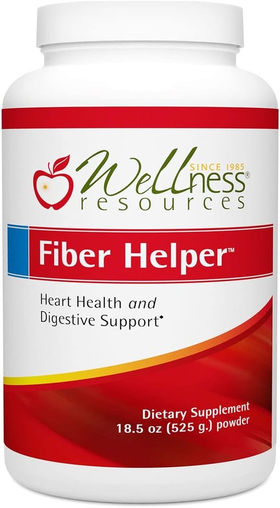 Fiber Helper - Ultra Pure Fiber Powder med havre Beta Glucan, Psyllium & Arabinogalactan Opløselige og uopløselige fibre til fordøjelsessygdomme, afgiftning, hjerte sundhed (525 Bedste)