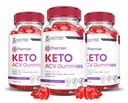 Justified Laboratories (3 Pack Premier Keto ACV Gummies Premier Keto Gummies Advanced 1000MG Apple Cider Vinciate Formuleret med Pomegranate Beet Juice Powder B12 Vegan Non GMO 180 Gummys