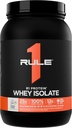 Regel 1 R1 Protein Whey Isolate - med 25g protein & 6g BCAA Eksklusivt fra Isolated & Hydrolyzed Kilder til træning Inddrivelse (2 Pounds *, Vanilla Créme)