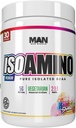 MAN Sport Iso- Amino Bcaa Powder, Rainbow Sherbet, 255 Gram